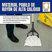 Repuestos de Trapeador Cut End |Mop de Pabilo de Rayón 570 g