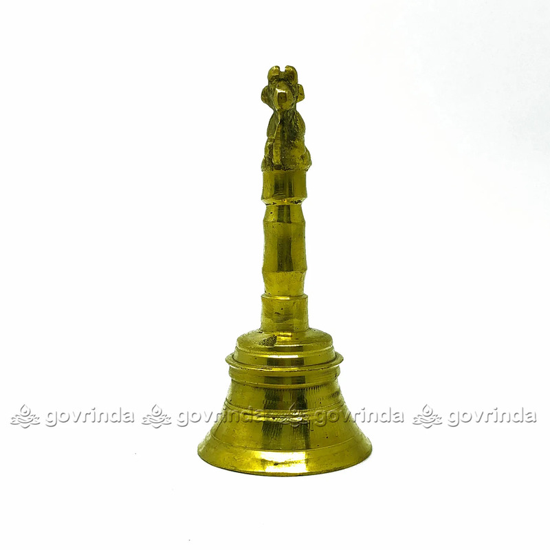 Pooja Bell with Nandi Sitting On Top || Pure Brass Nandi Ganti || Nandi Ganti ||