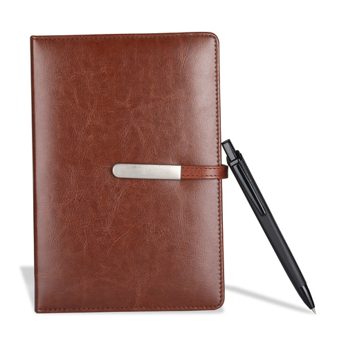 Tan Corporate Diary With Pen & Box Tan Corporate Diary With Pen & Box