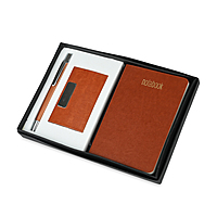 Leather finished Tan Combo Gift Set-1 Leather finished Tan Combo Gift Set-1