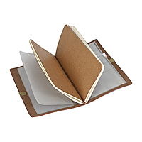 Plain Brown All in one Softbound Corporate Diary with Italian PU Cover