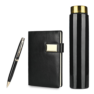 Classic 3 in 1 Black Gold Gift Set