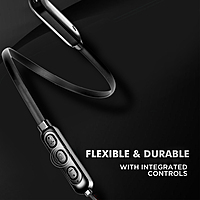 Conekt Black Bluetooth Neckband Bounce Conekt Black Bluetooth Neckband Bounce