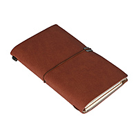 Plain Brown All in one Softbound Corporate Diary with Italian PU Cover