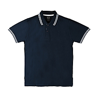 Navy Blue Fashion Polos