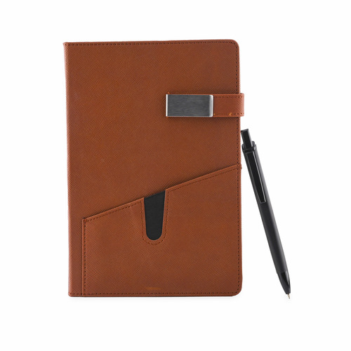 Unique Tan Corporate Diary With Pen Unique Tan Corporate Diary With Pen