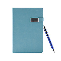 Aqua Blue Corporate Diary With Pen Aqua Blue Corporate Diary With Pen