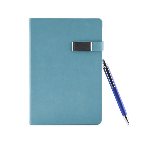 Aqua Blue Corporate Diary With Pen Aqua Blue Corporate Diary With Pen
