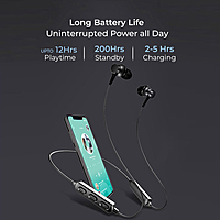 Conekt Black Bluetooth Neckband Bounce Conekt Black Bluetooth Neckband Bounce