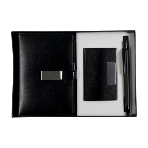 Black Leather-finished Combo Gift Set Black Leather-finished Combo Gift Set