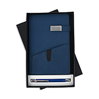 Unique Blue Corporate Diary With Pen Unique Blue Corporate Diary With Pen