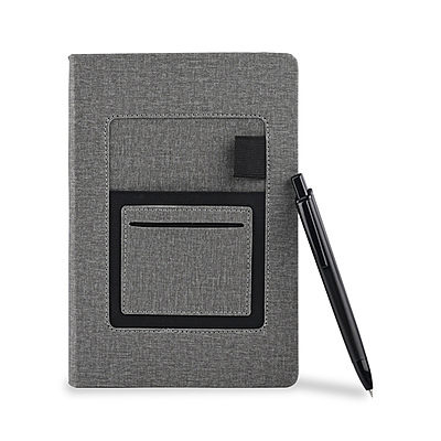 Grey Corporate Diary with Pen & Box