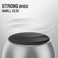 Landmark Shell Silver Portable Speaker Landmark Shell Silver Portable Speaker