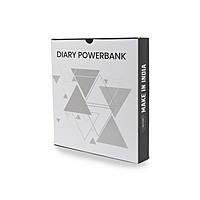 Stylish Grey Detachable Power Bank Diary Stylish Grey Detachable Power Bank Diary