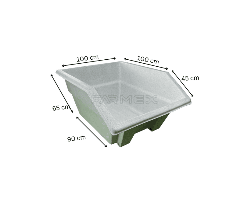 Wheelbarrow Spare Trough for WB600 - White