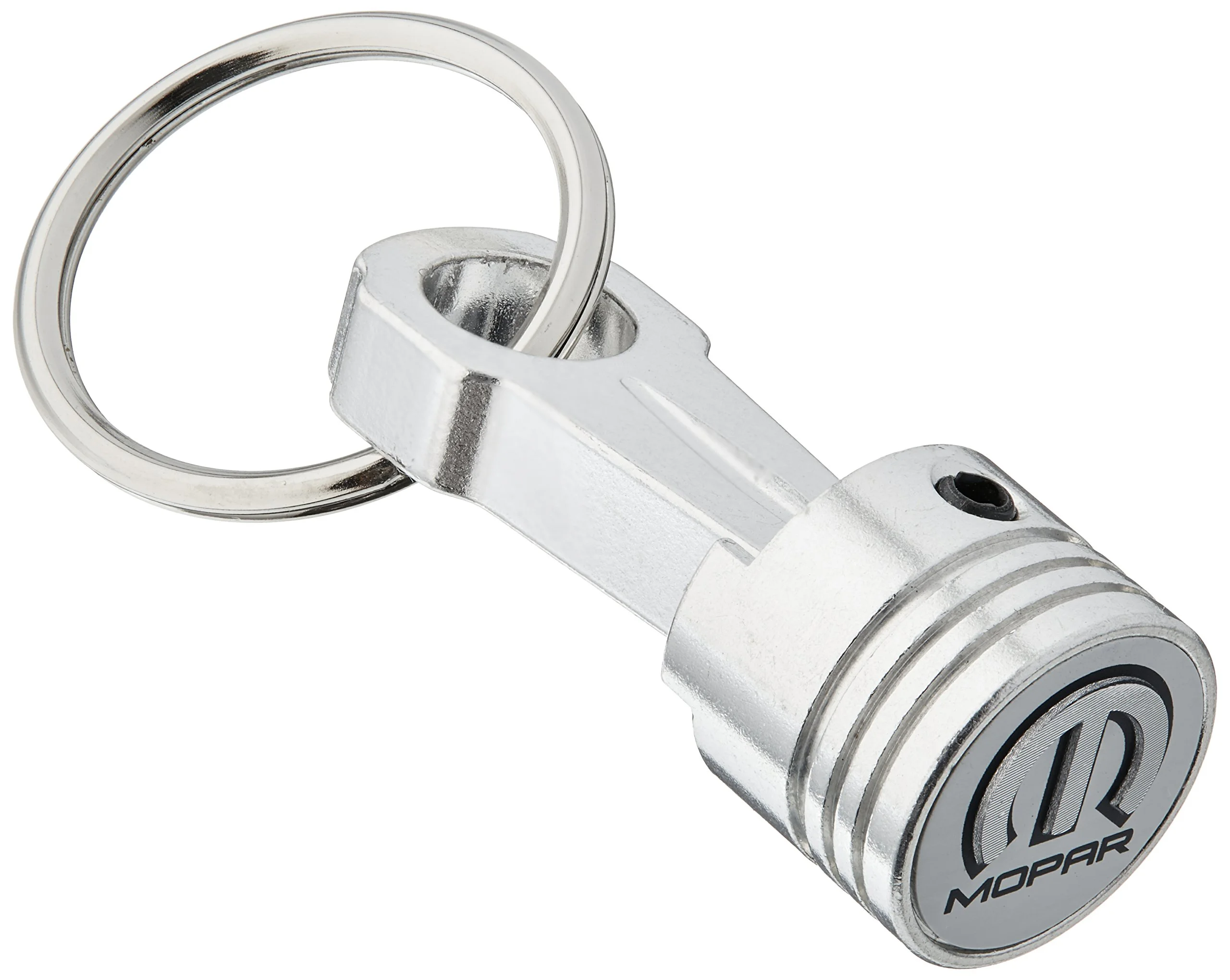 Proform Mopar Emblem Stainless Steel Keychain, Large Silver