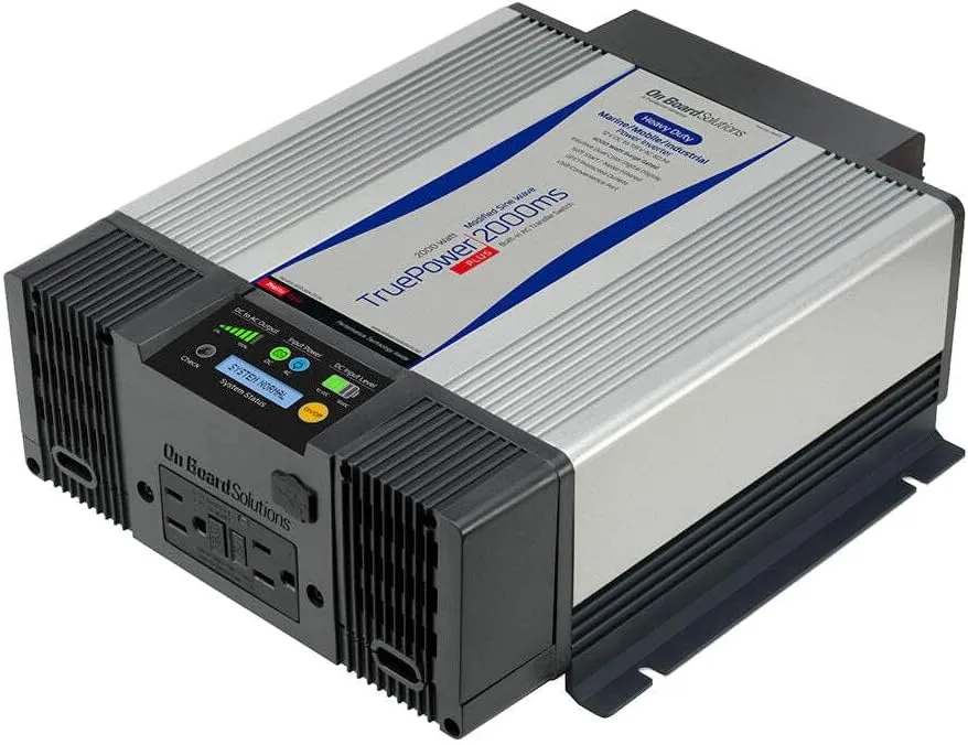 ProMariner 06200 True Power Plus Modified Sine Wave Inverter 2000W, 12V