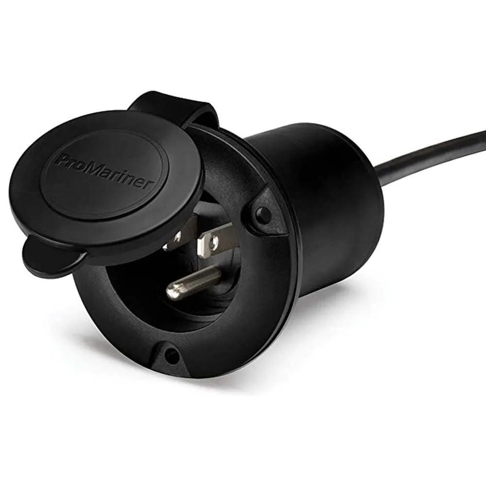 ProMariner 51300 Universal AC Plug Holder - Black