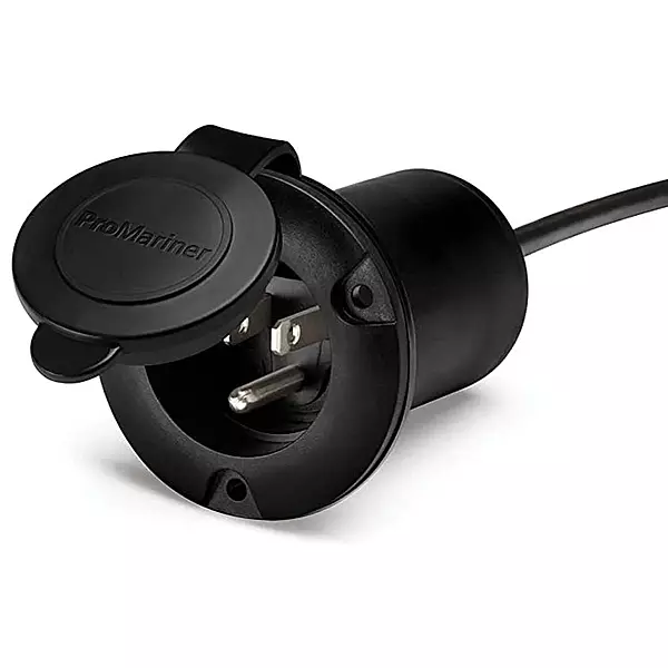 ProMariner 51300 Universal AC Plug Holder - Black