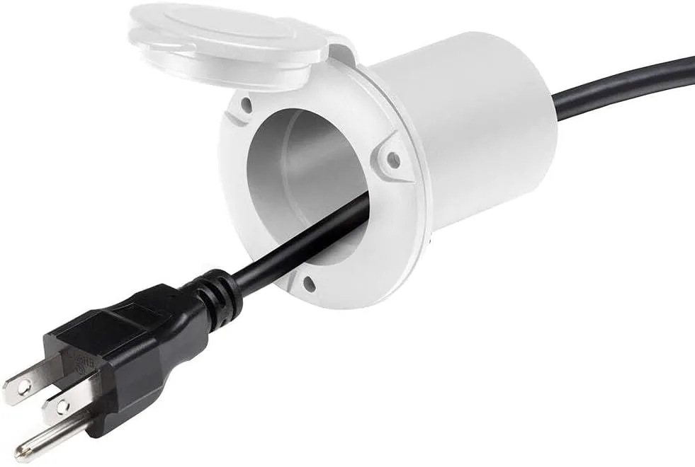 ProMariner 51310 White Univeral AC Plug Holder +