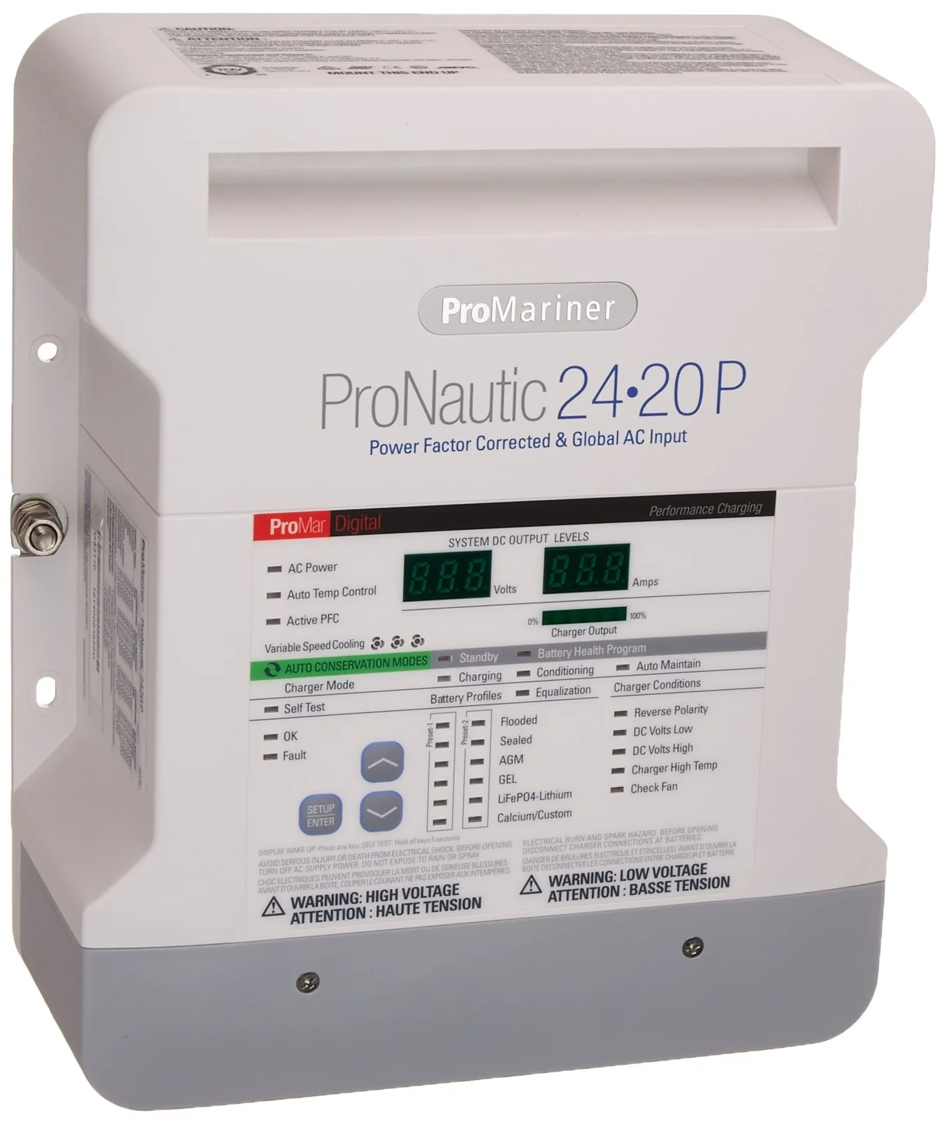 ProMariner 63170 ProNauticP Series 2420P - 24 Volt, 20 Amp Battery Charger Standard Packaging