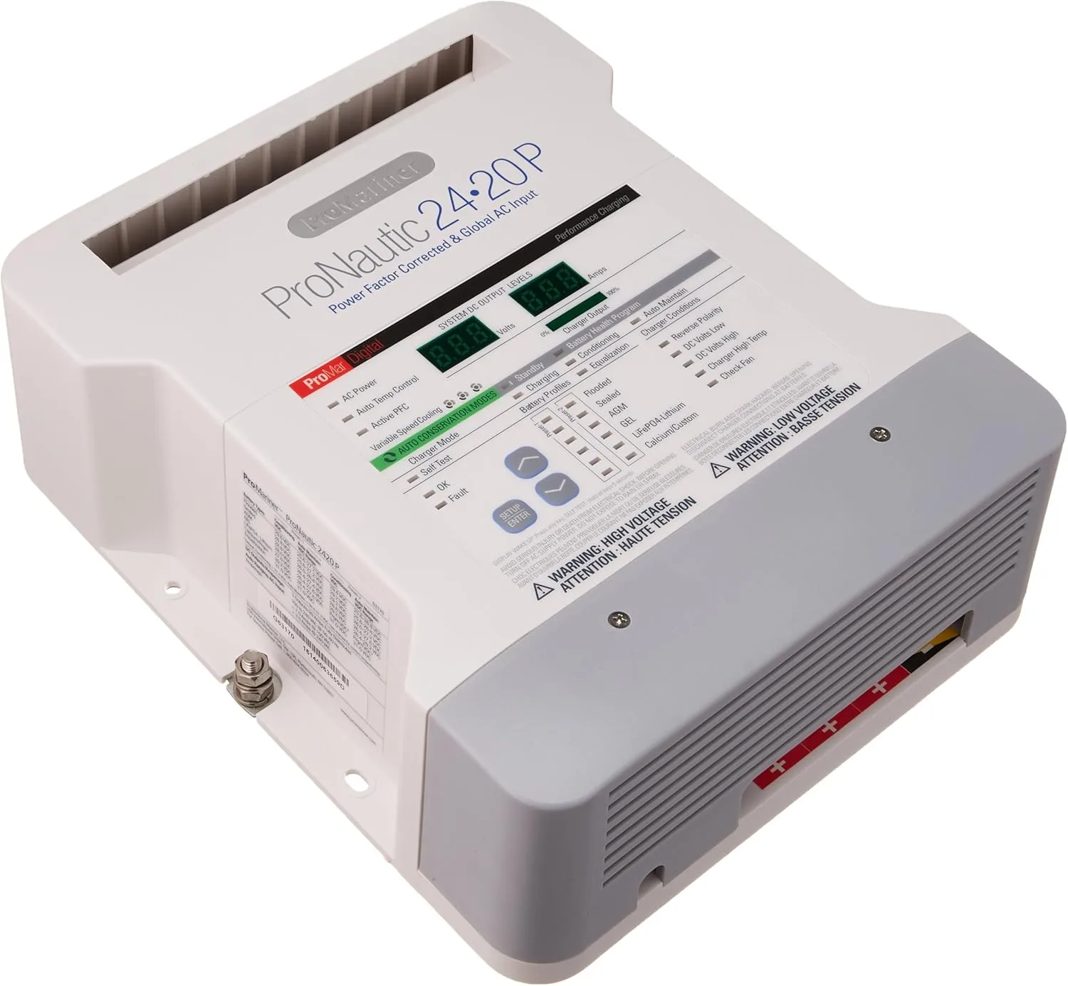 ProMariner 63170 ProNauticP Series 2420P - 24 Volt, 20 Amp Battery Charger Standard Packaging