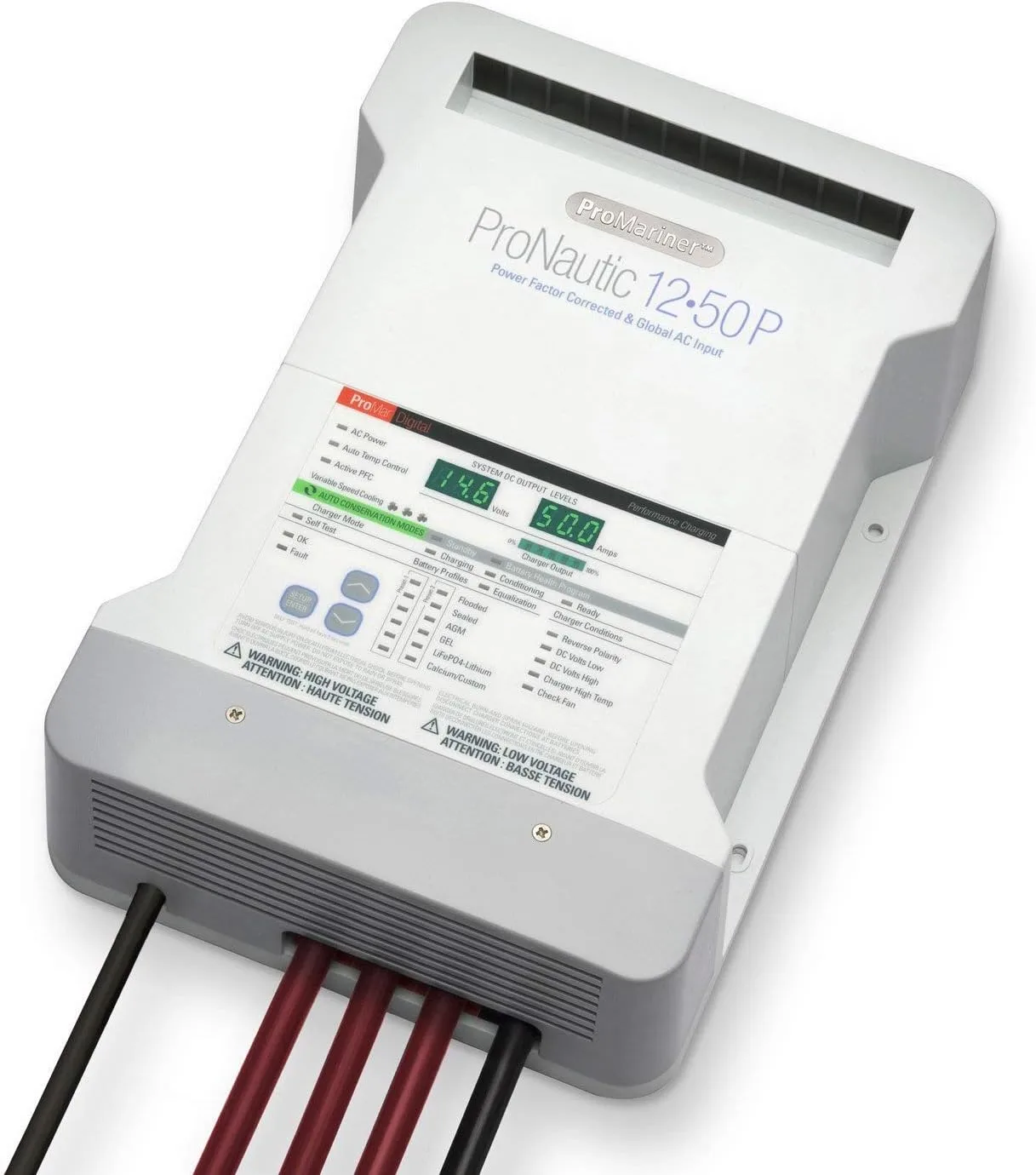 PROMARINER ProNautic 1250P 12 Volt 50 Amp 3 Bank Battery Charger
