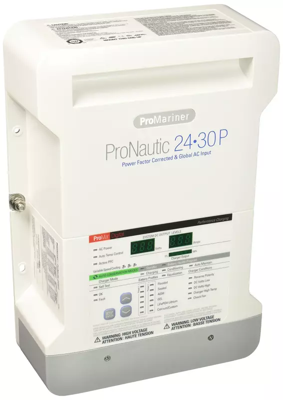 ProMariner ProNauticP 2430P 24V 30 Amp 3-Bank Battery Charger