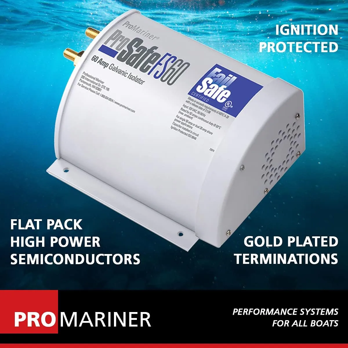 ProMariner ProSafe FAILSAFE 50/60 Amp Galvanic Isolator - 22074