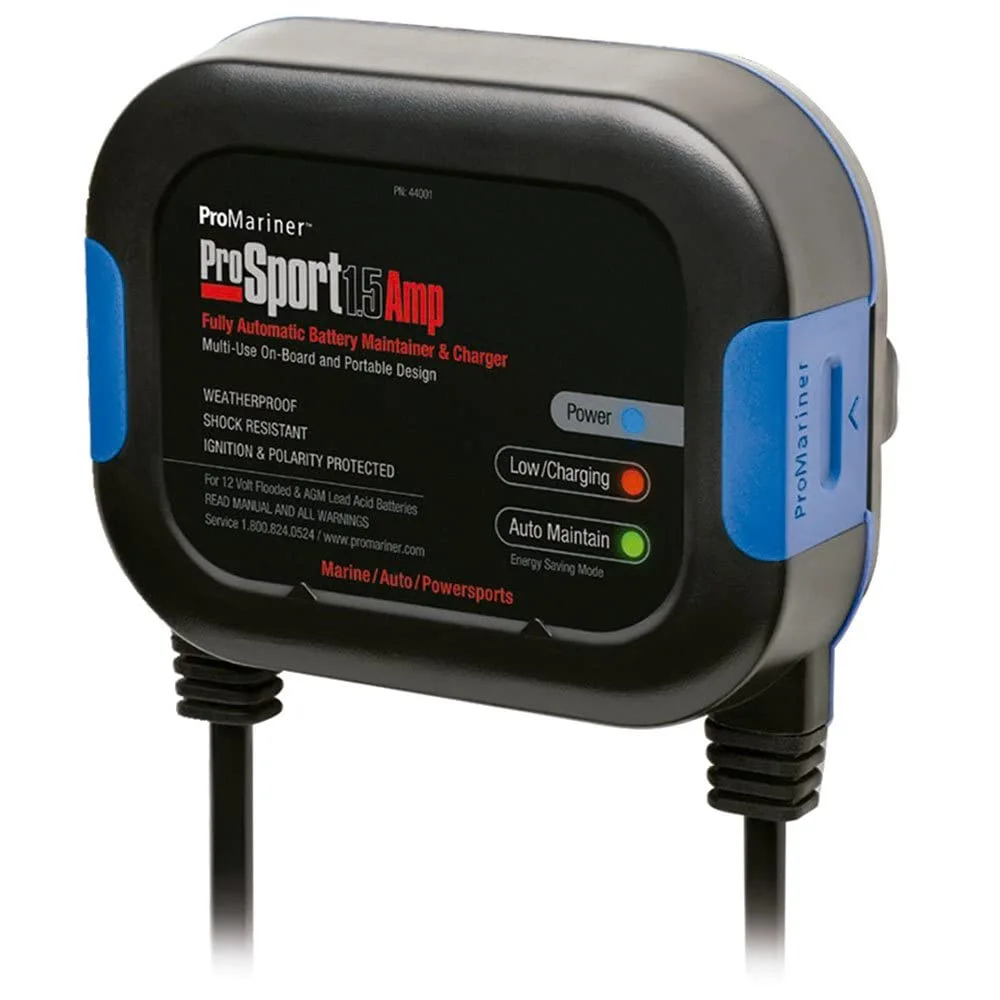 ProMariner 44001 ProSport 1.5 Maintainer 1.5A, 1 Bank, 120V