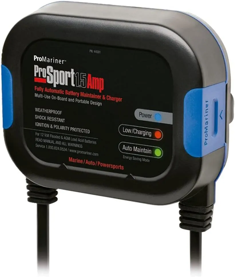 ProMariner 44001 ProSport 1.5 Maintainer 1.5A, 1 Bank, 120V