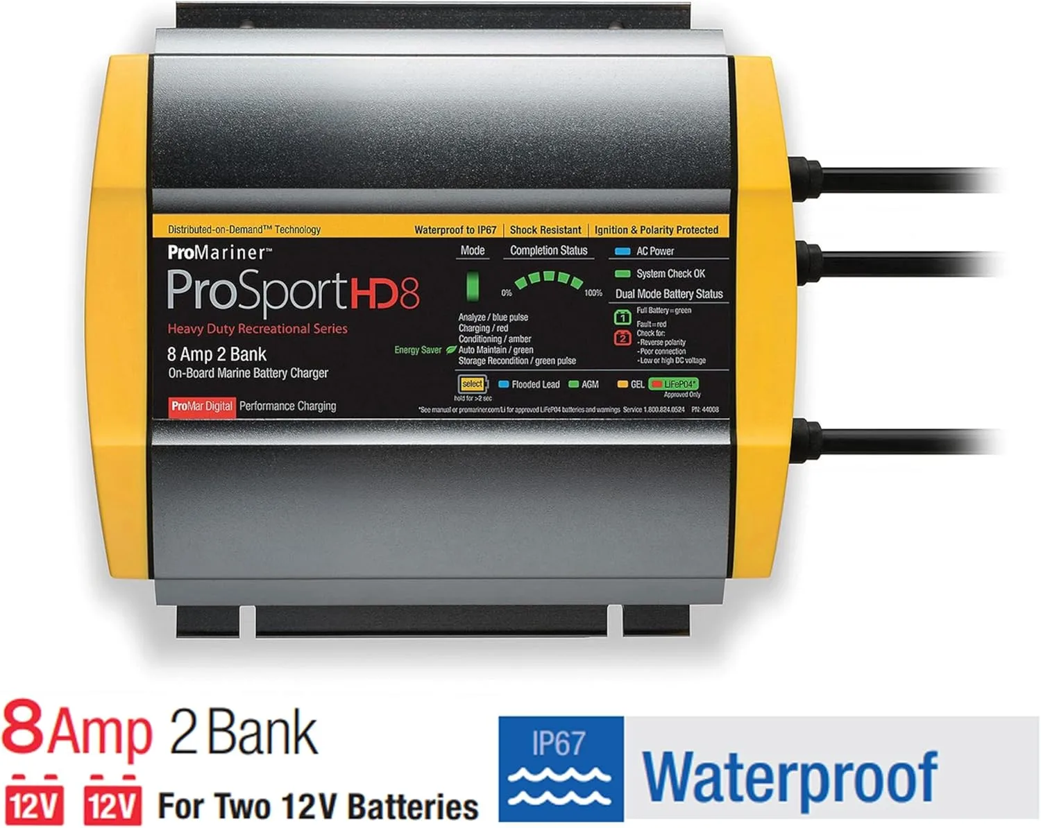 ProMariner ProSportHD Generation 4 Waterproof Marine Battery Charger