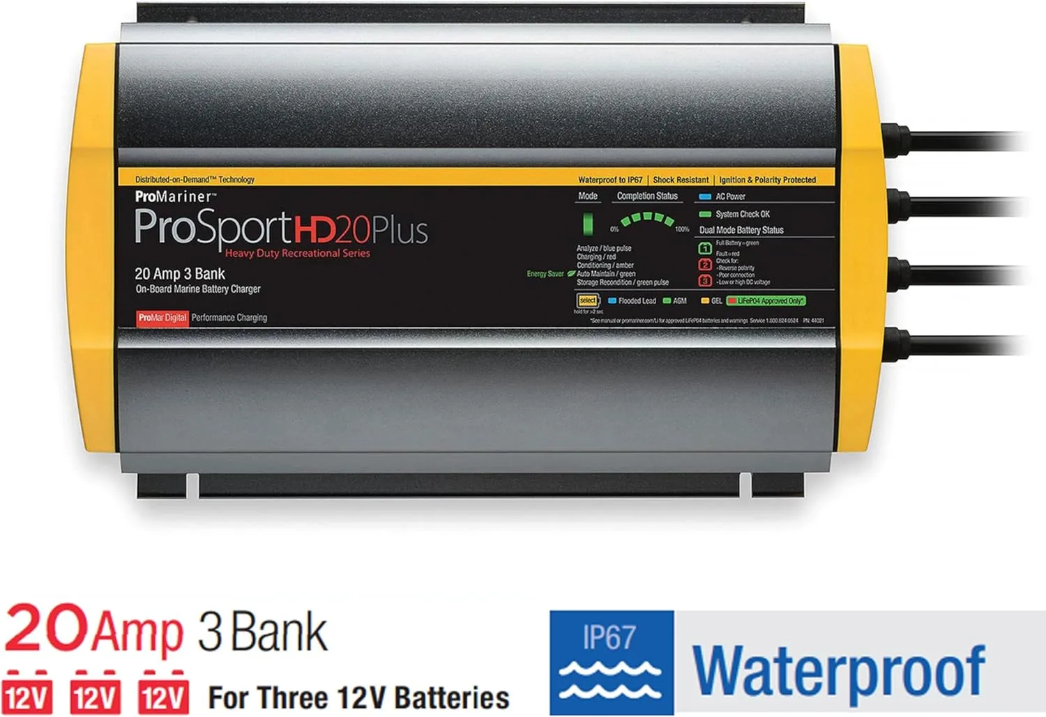 ProMariner ProSportHD Generation 4 Waterproof Marine Battery Charger