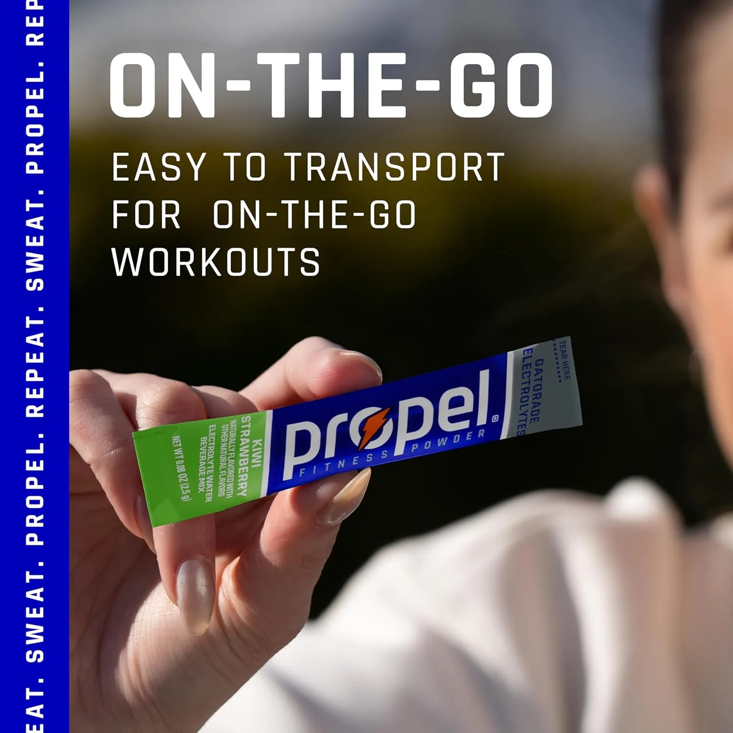 PROPEL Electrolyte Enhanced Water Drink Mix Powder Packets, Zero Calorie & Zero Sugar