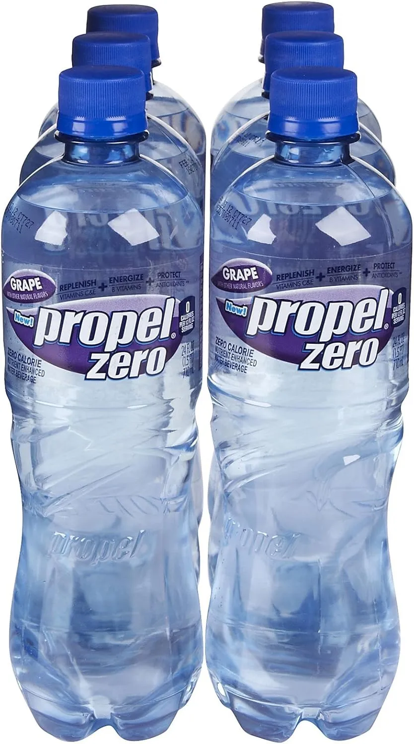 Propel® - Electrolyte Drink - Grape Fitness Water - 12.7" x 9.5" x 10.1" - CT of 12 CA