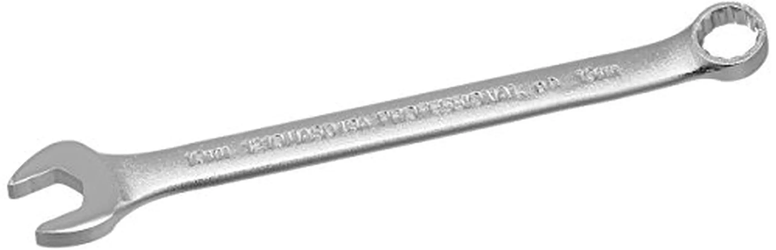 PROTO Satin Combination Wrench, 10 mm, 12-Point, 15° Offset