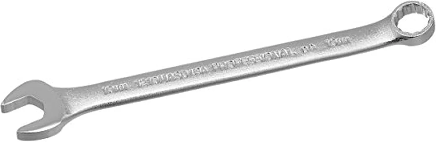 PROTO Satin Combination Wrench, 10 mm, 12-Point, 15° Offset