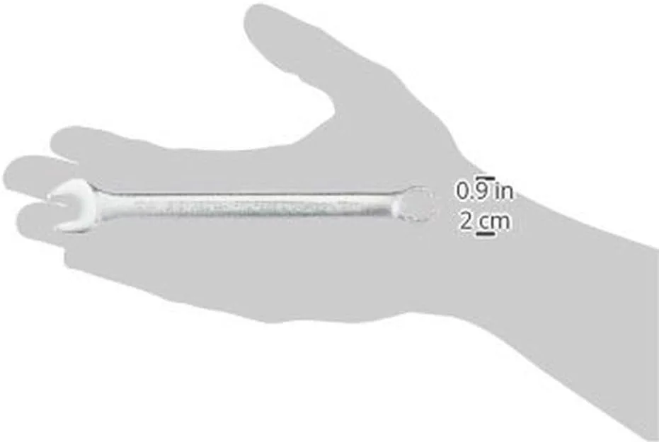 PROTO Satin Combination Wrench, 10 mm, 12-Point, 15° Offset