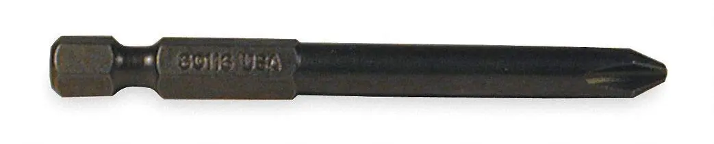 Power Bit, #2 Phillips, 1/4 in. Shank