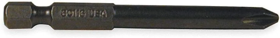 Power Bit, #2 Phillips, 1/4 in. Shank