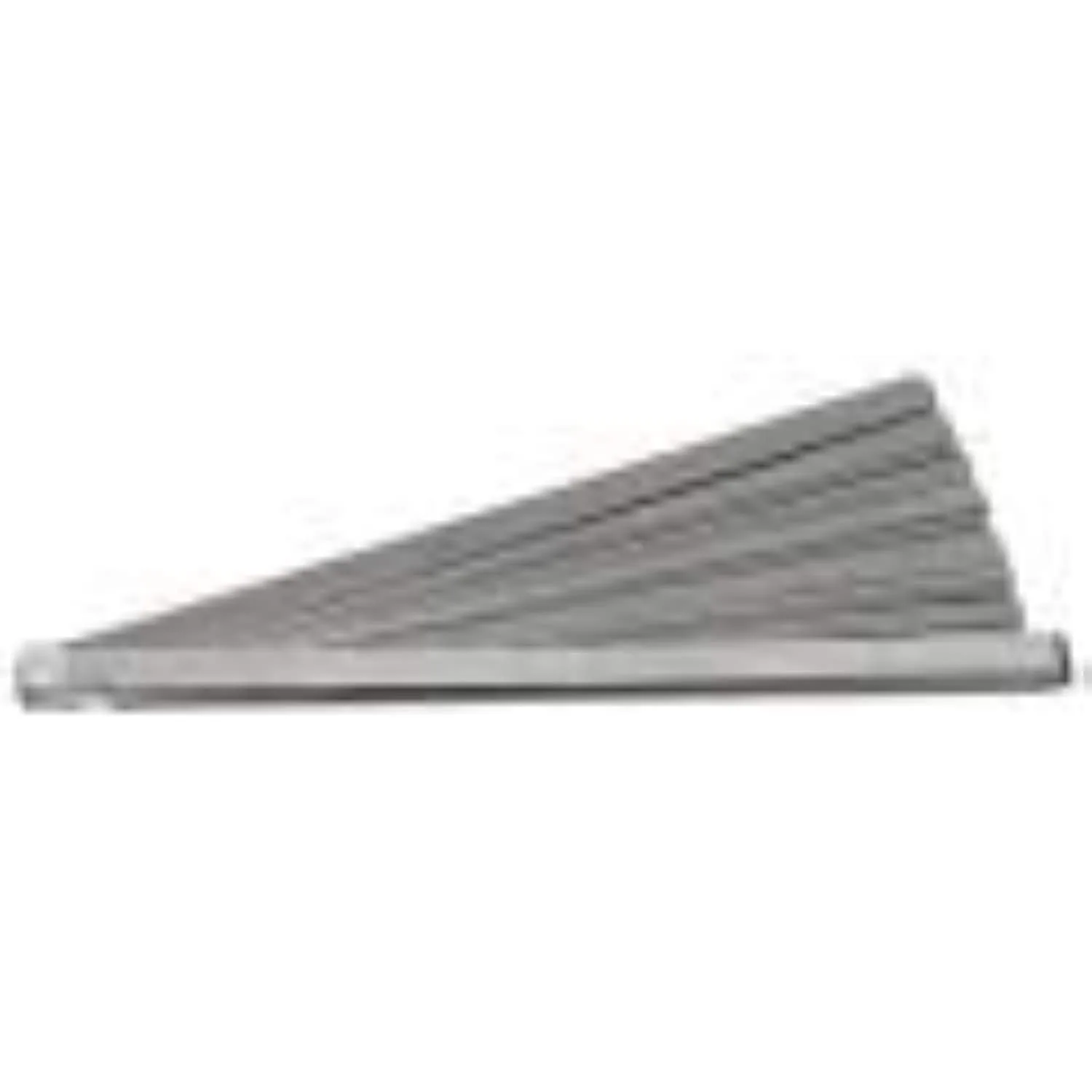 Proto J000TL 25 Blade Long Feeler Gauge Set and Stanley Proto J00MM25 25 Blade Metric Feeler Gauge Set Dimensional