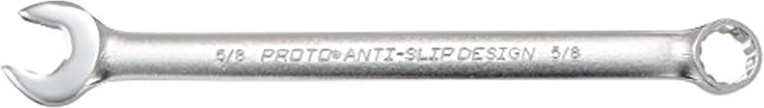 PROTO Satin Combination Wrench 5/8" 12-Point, 15° Offset