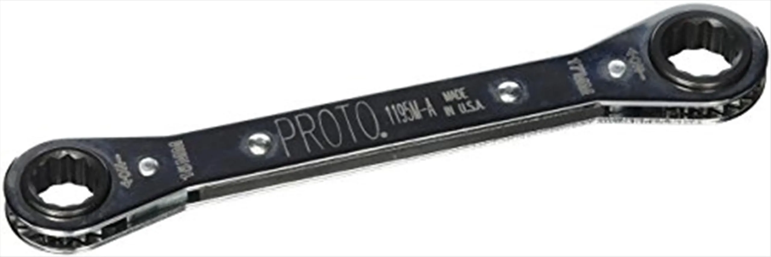 Proto - Double Box Ratcheting Wrench 15 x 17 mm - 12 Pt. (J1195M-A)