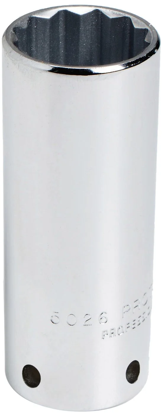 Stanley Proto Tether-Ready J5018M-TT 12 Point 3/8-inch Drive Deep Socket 18-millimeter
