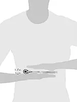 Proto Stanley J5249XL 3/8" Drive Premium Pear Head Ratchet, 8-1/2"