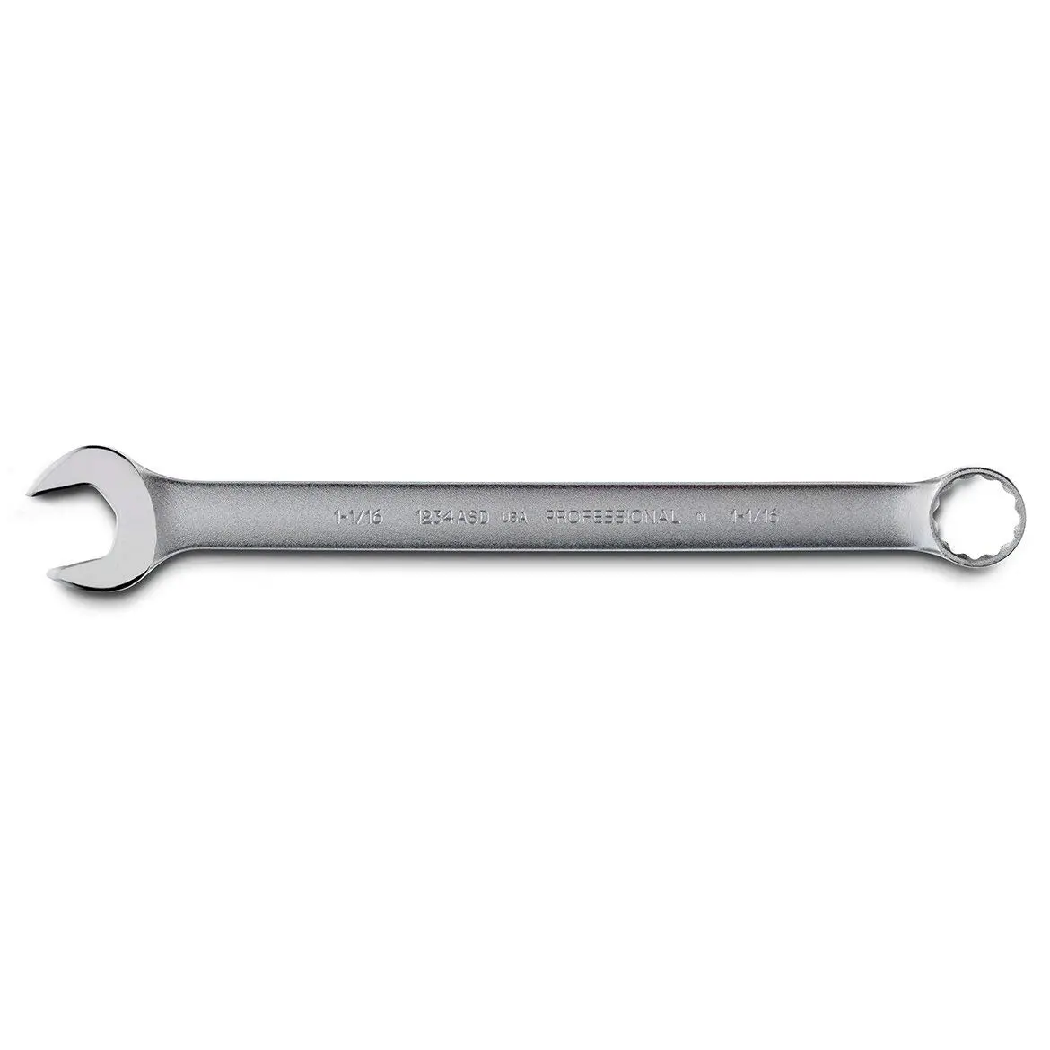 PROTO Satin Combination Wrench 1-1/16" 12-Point, 15° Offset