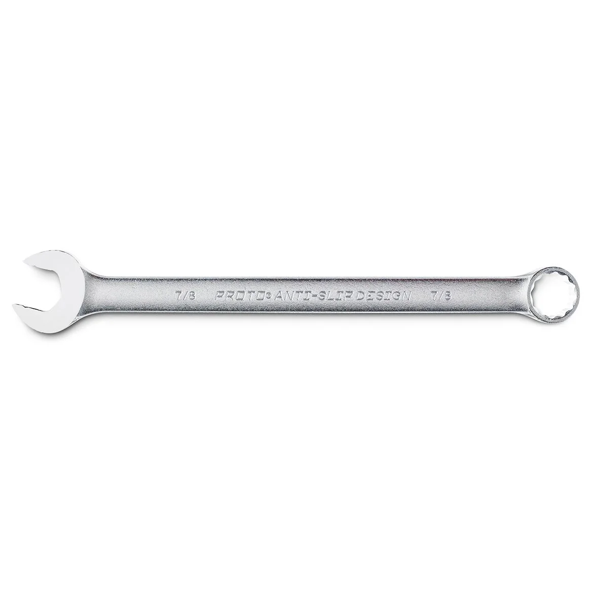 Satin Combination Wrench 7/8" 12 PT, 12.5 in (J1228ASD)