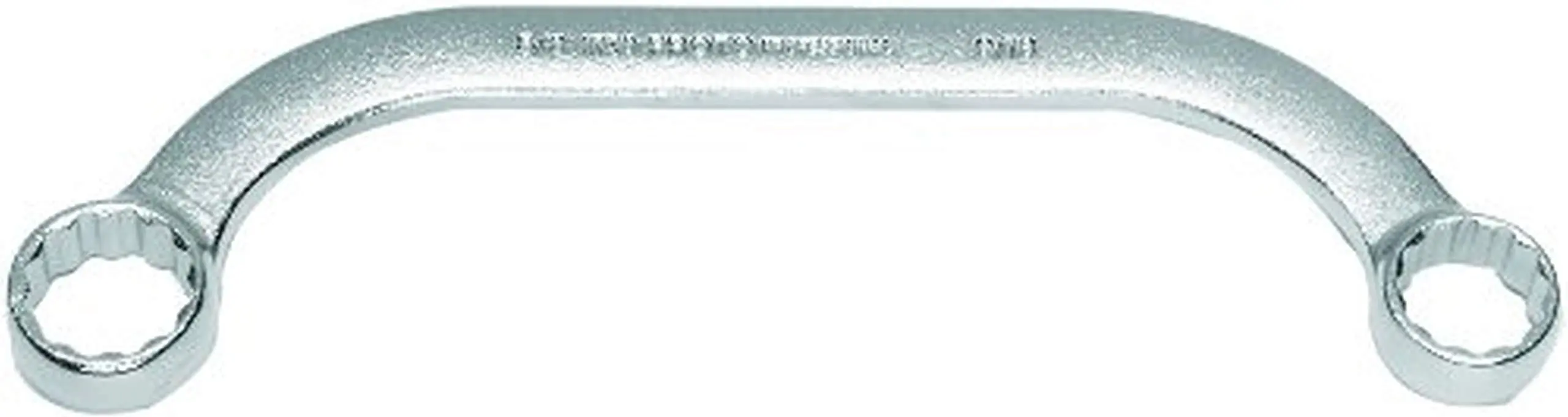 Satin Obstruction Box End Wrench 7/16" x 1/2" 12-Point Double End