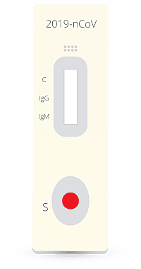 Prueba para detección de Anticuerpos (IgG/IgM) de SARS-CoV-2 en cassette - Caja con 25 piezas - Certum