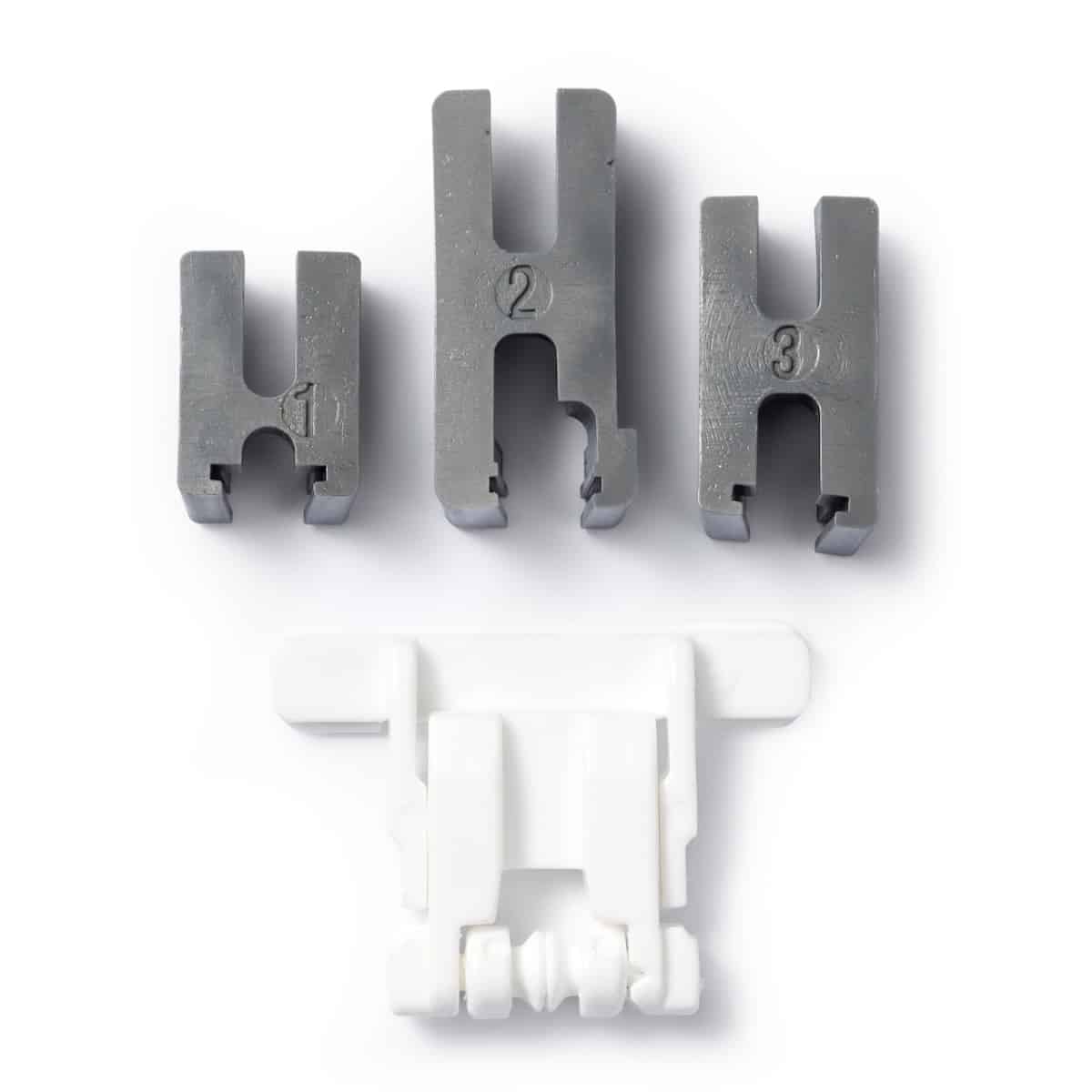 Piedino per chiusure lampo invisibili, 10804 Piedino per chiusure lampo invisibili, 10804